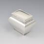 Edwardian Silver Bombe Tea Caddy William Hutton