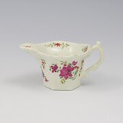 Fine Dr Wall Worcester Hexagonal Sauce Boat C.1755