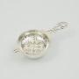 Fine Sterling Silver Tea Strainer & Matching Stand