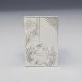 Fine Victorian Aesthetic Period Silver Card Case