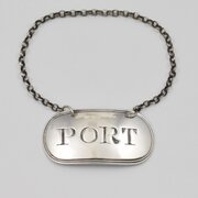 Georgian Silver Port Decanter Wine Label 1795