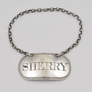 Georgian Silver Sherry Decanter Wine Label 1795