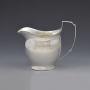 Pretty Georgian Silver Bright Cut Engrave Milk Jug