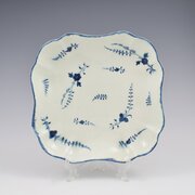 Rare Dr Wall Worcester Chantilly Sprigs Dish C1780