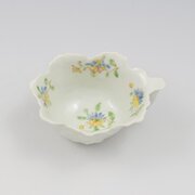 Rare Dr Wall Worcester Polychrome Butter Boat