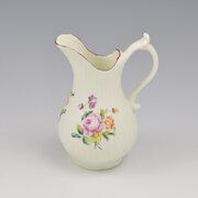 Rare Early Derby Fluted Baluster Milk Jug C.1760