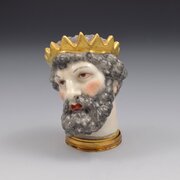 Rare Samson Of Paris Porcelain Neptune Bonbonniere