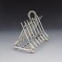 Rare Victorian Silver Plated Rifle Toast Rack 1871