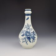 Rare Worcester Porcelain Guglet Water Bottle C1770