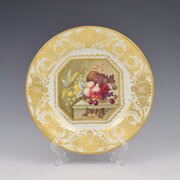 Stunning Derby Dessert Plate Thomas Steele Fruit
