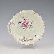 Stunning Dr Wall Worcester Blind Earl Dish C.1765