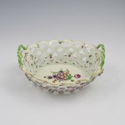 Stunning Dr Wall Worcester Chestnut Basket C.1770
