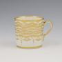 Stunning Georgian Coalport Gilt Lace Coffee Can 