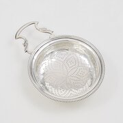 Stunning Rare George III Silver Lemon Strainer
