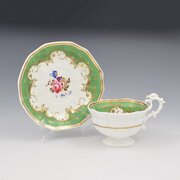 Stunning Regency Porcelain Teacup & Saucer C.1825