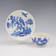 Worcester Birds In Branches Tea Bowl & Saucer