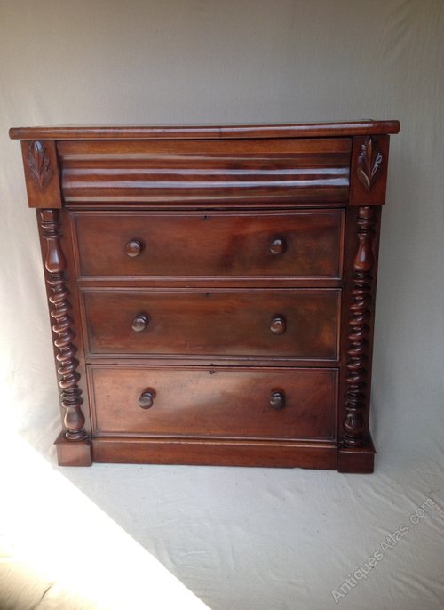 Victorian Scottish Mahogany Chest Of Drawers Antiques Atlas