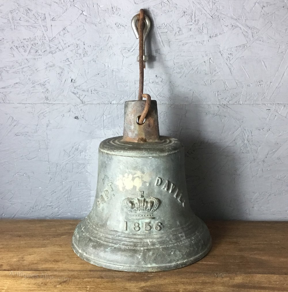 Antiques Atlas 19th C. Bronze Ships Bell