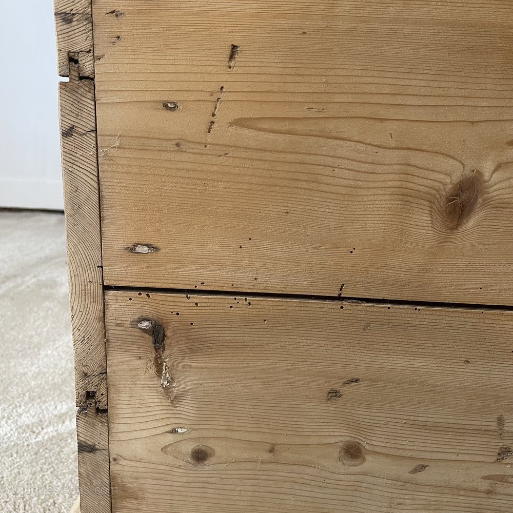 Large Pine Grain Bin Chest Antiques Atlas
