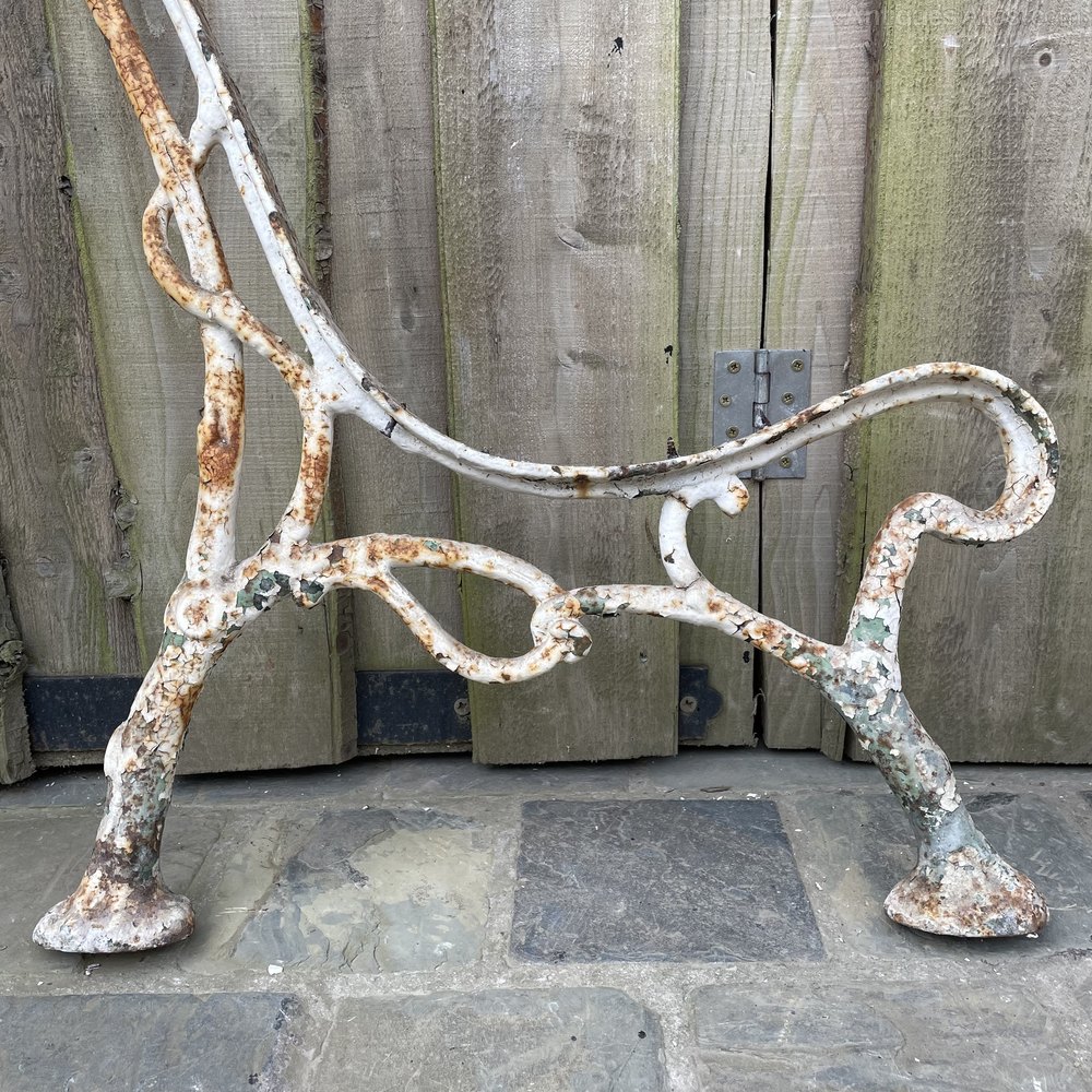 Antiques Atlas Victorian Cast Iron Bench Ends