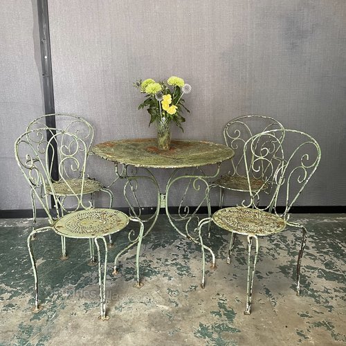 Antiques Atlas Vintage French Patio Garden Set