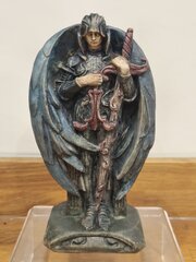 A Rare Compton Pottery St Michael Figure
