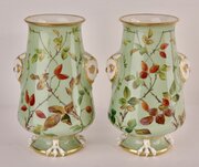 Christopher Dresser Arts & Crafts Minton Owl Vases
