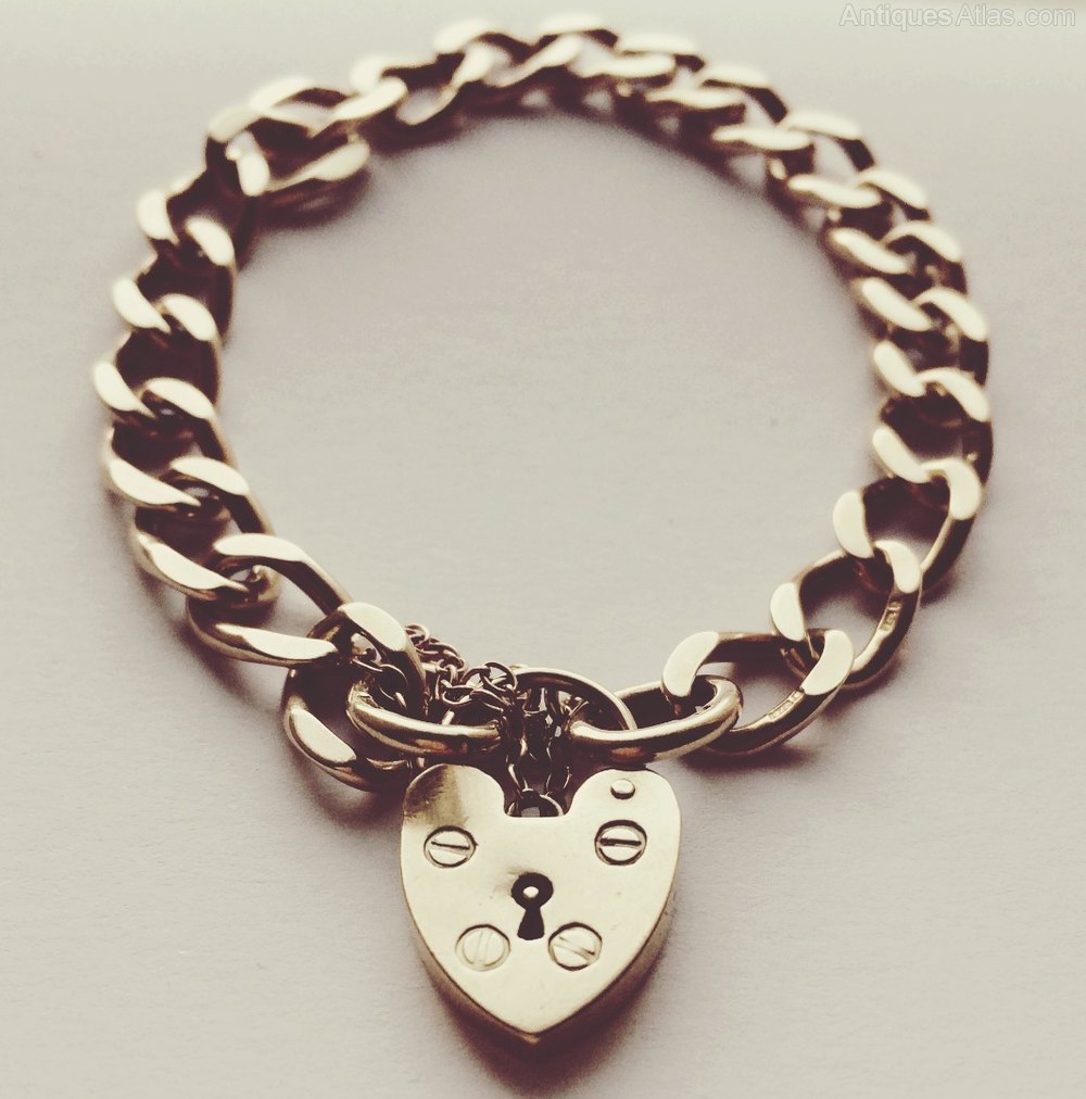 Antiques Atlas 50th Anniversary Gifts For Her 9ct Gold Bracelet