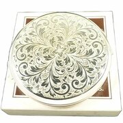 Beautiful Silver Plated Stratton Compact Mirror