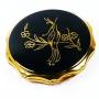 Black And Gold Kigu Compact Mirror
