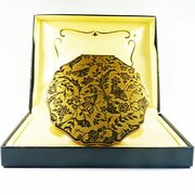 Boxed H Samuel Gilded Compact Mirror