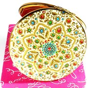 Colourful Unused Vintage Kigu Compact Mirror