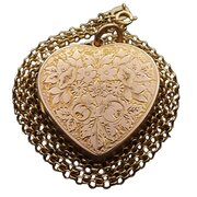 Golden Wedding Gift For Her Antique Locket 1910