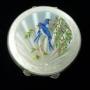 Hallmarked Silver Loose Powder Compact 1947
