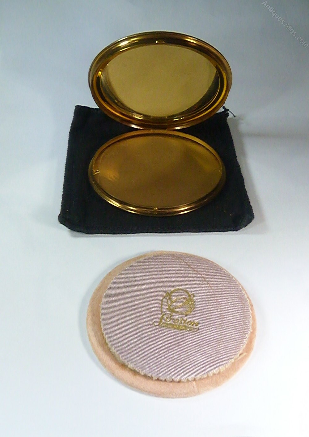 Antiques Atlas - Rare Stratton Compact / 12th Wedding Gift For Her