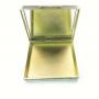 Sterling Silver Rose Gold Compact Mirror  1946