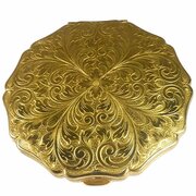 Unused Stratton Gold Plated Compact Mirror