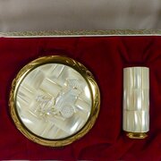 Vintage Unused Japanese Vanity Set