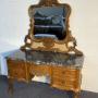 Carved Oak Dressing Table 
