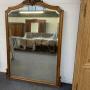 Carved Walnut French Mirror 