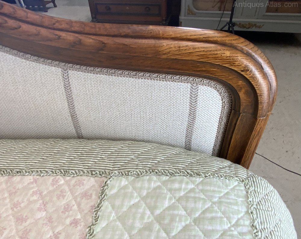 French King Size Bed Newly Upholstered Antiques Atlas