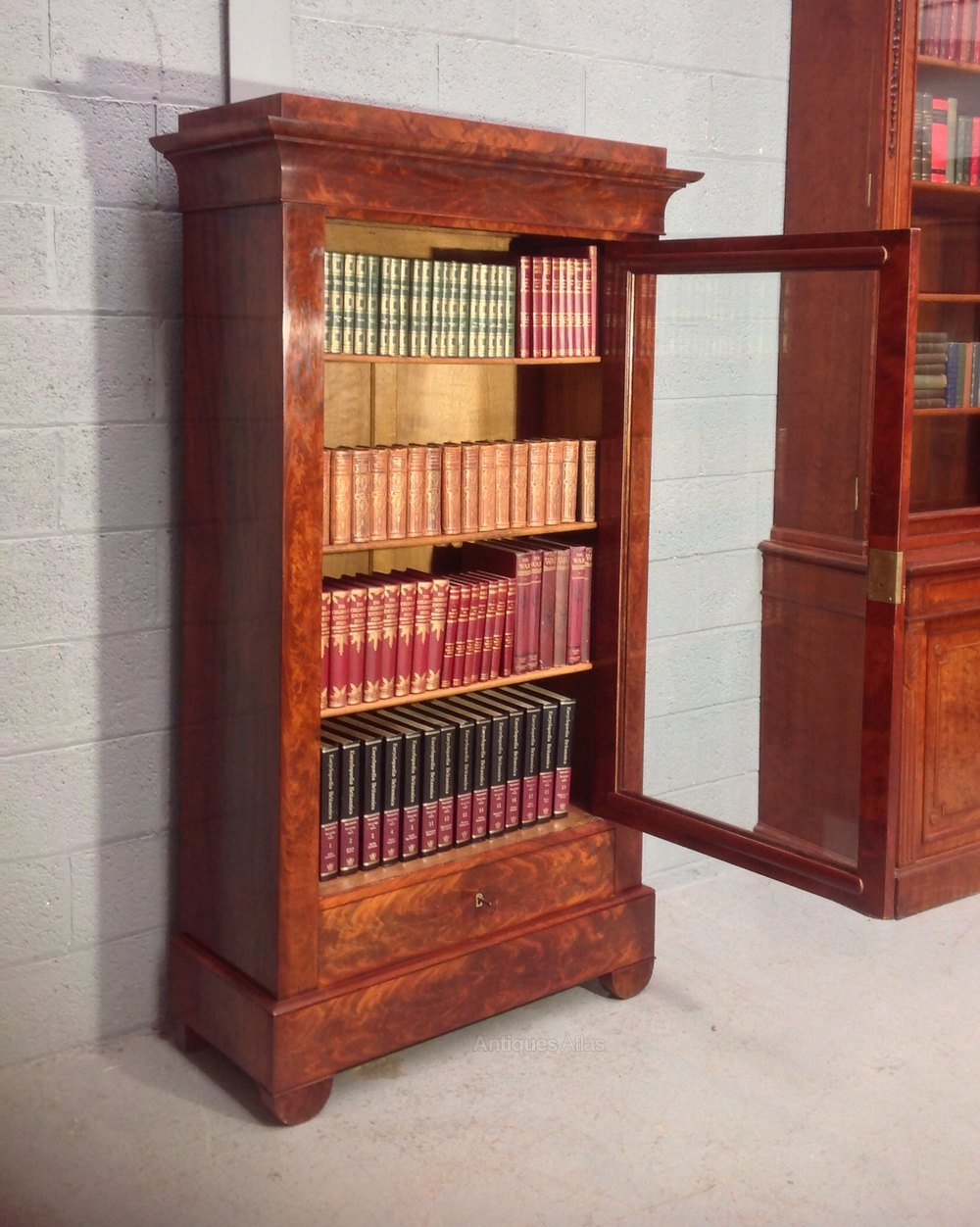 French Mahogany Bookcase Antiques Atlas