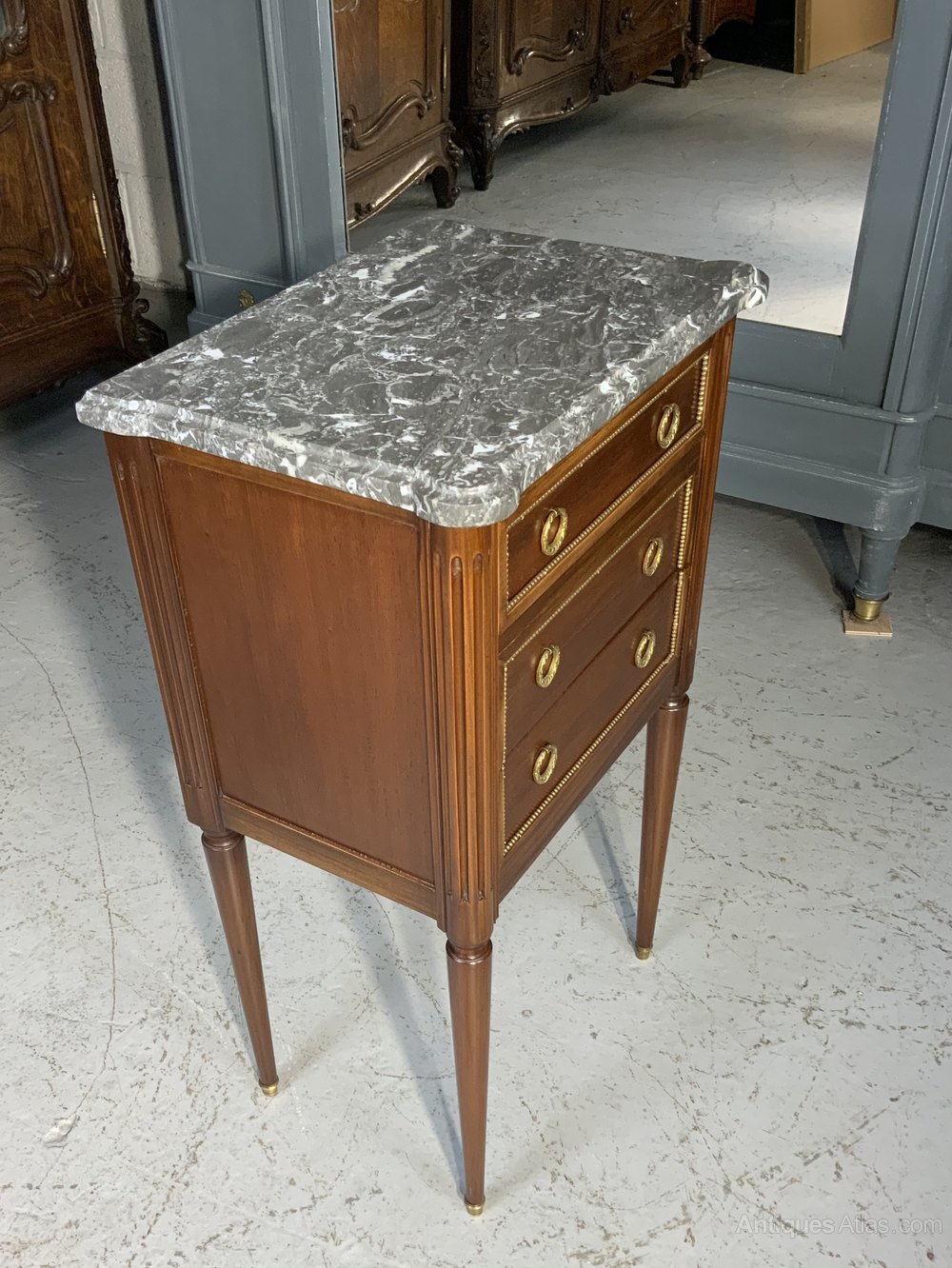 French Marble Top Chest Of Drawers Antiques Atlas