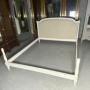 French Super King Size Upholstered  Bed 