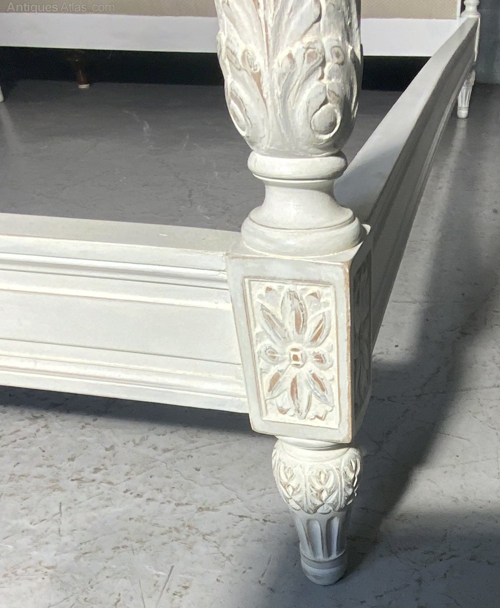 French Super King Size Upholstered Bed Antiques Atlas