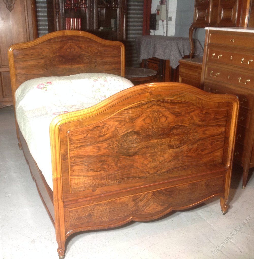 French Walnut Oversize Bed Antiques Atlas