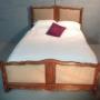 King Size French Oak Bed Extra Long 