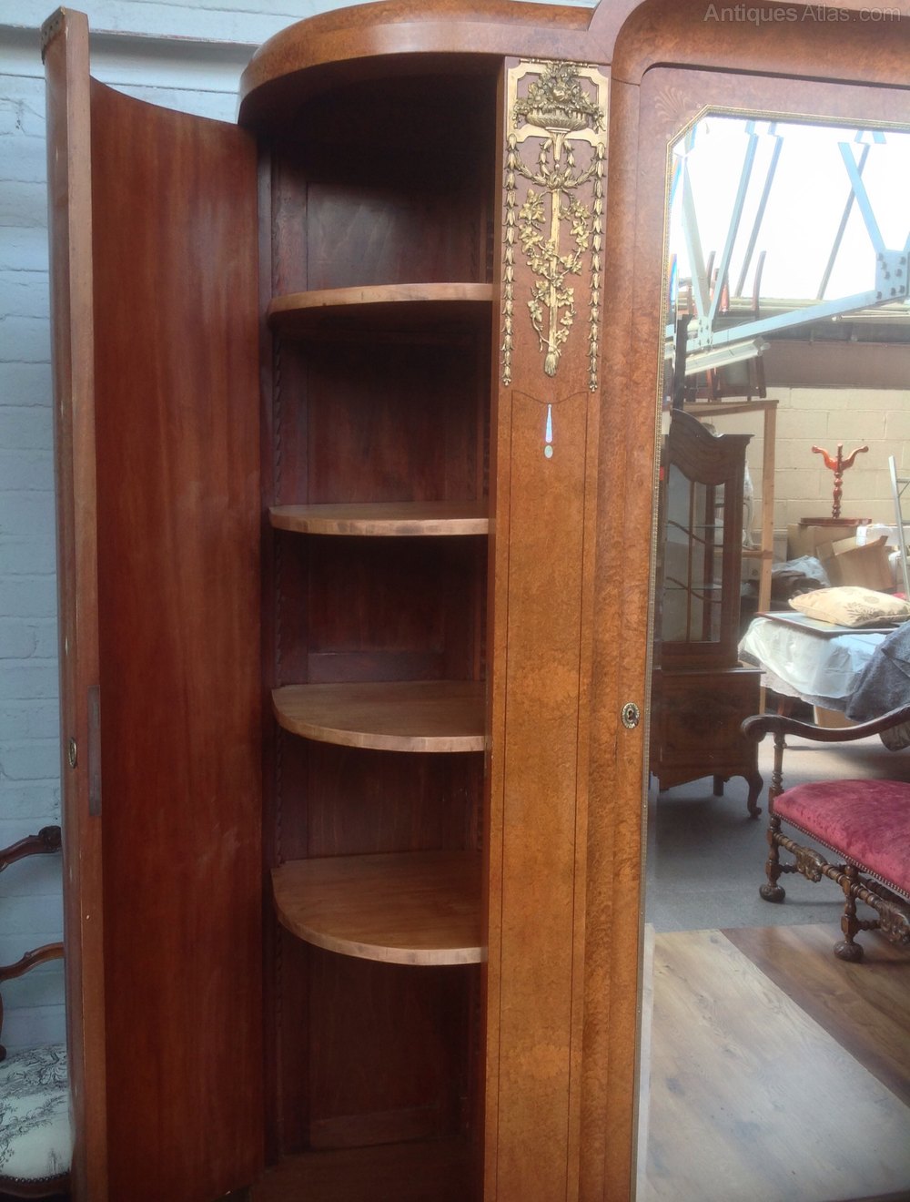 Large French Art Deco Walnut Armoire Antiques Atlas