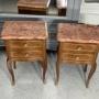 Pair Of French Mahogany Bedside Cabinets 