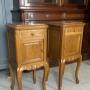 Pair Of French Oak Bedside Cabinets 